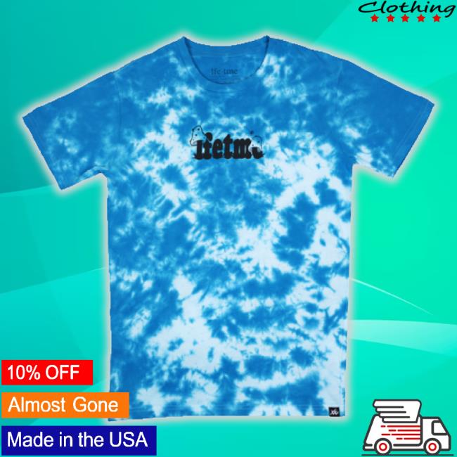 "Safe Travels" Turquoise Tie Dye Tee